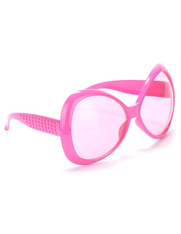 70er Jahre Disco Brille pink