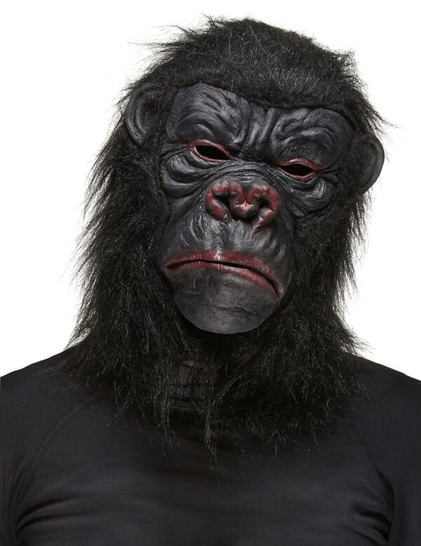 Affe Maske Gorilla schwarz