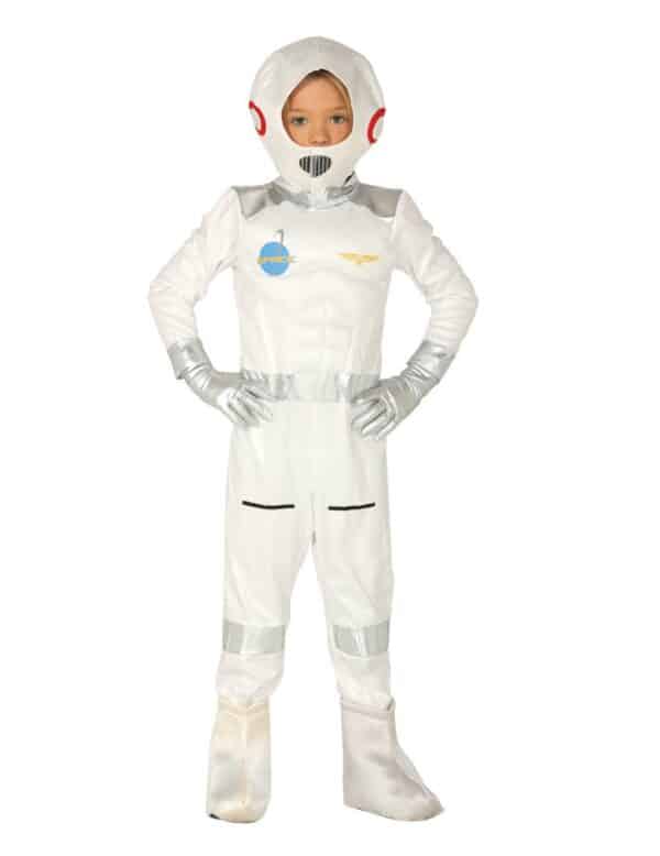 Astronaut Kinderkostüm Overall Weltall weiss