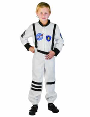 Astronauten-Kinderkostüm Raumfahrerkostüm weiss-schwarz