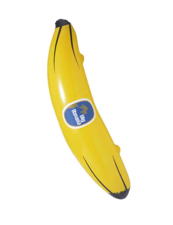 Aufblasbare riesen Banane gelb-braun 100 cm