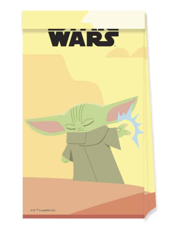 Baby Yoda-Geschenketüten The Mandalorian 4 Stück bunt