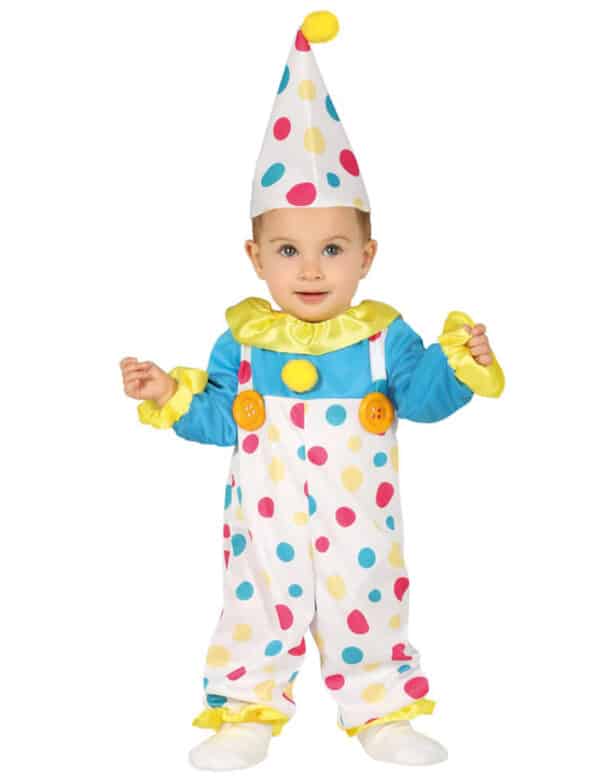 Babykostüm Clown bunt