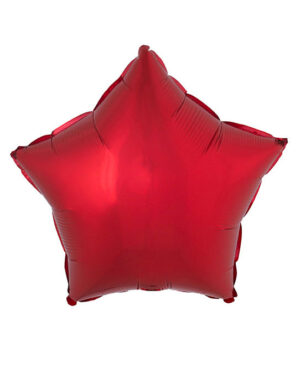 Folienballon roter Stern 53 x 46 cm