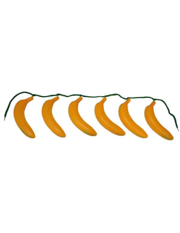 Bananen-Gürtel Kostümaccessoire Dschungel gelb-grün 96 cm