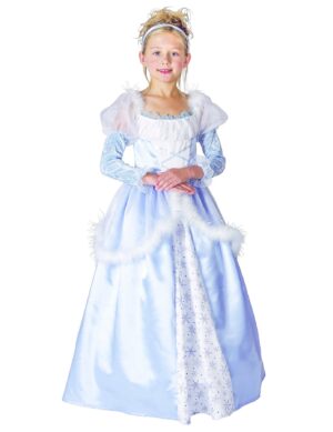 Bezaubernde Prinzessin Kinderkostüm blau