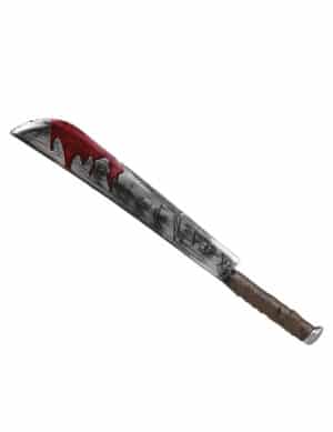 Blutige Machete silber 54cm