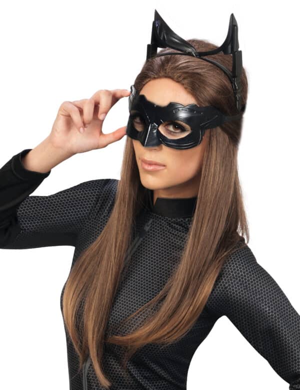 Catwoman-Schnellkostüm-Set Catwoman-Lizenzartikel 3-teilig schwarz