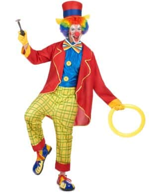 Clown Herrenkostüm Zirkus bunt