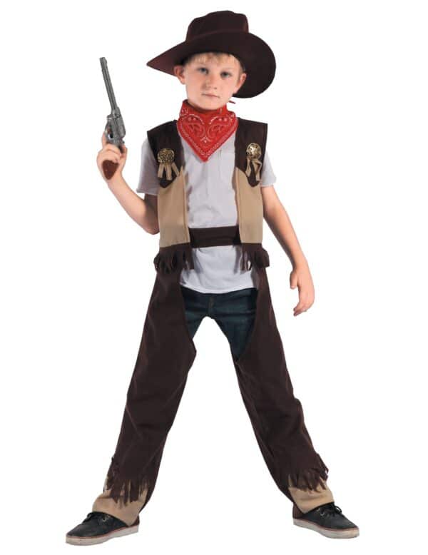 Cowboy-Kinderkostüm Sheriff braun