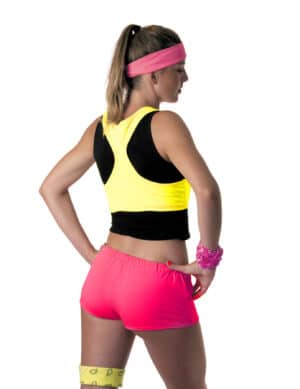 Damen Mini Shorts neonrosa