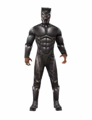 Deluxe-Ausführung Black Panther Avengers Kostüm schwarz