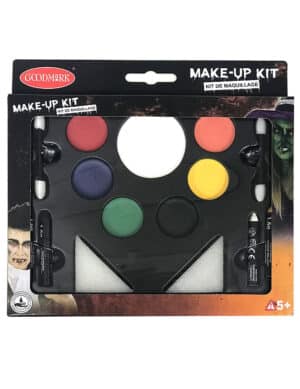 Deluxe-Make-up Familien-Set für Halloween bunt