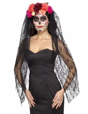 Dia de los Muertos Kopfschmuck für Damen bunt