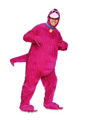 Dinosaurier-Kostüm für Erwachsene Faschingskostüm pink