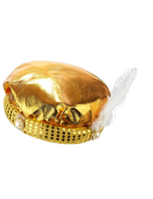 Edle Sultan-Mütze Turban gold