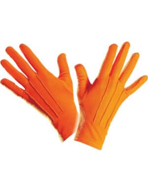 Elegante Handschuhe kurz für Erwachsene orange