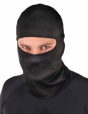 Erwachsenen-Strumpfmaske Ninja schwarz