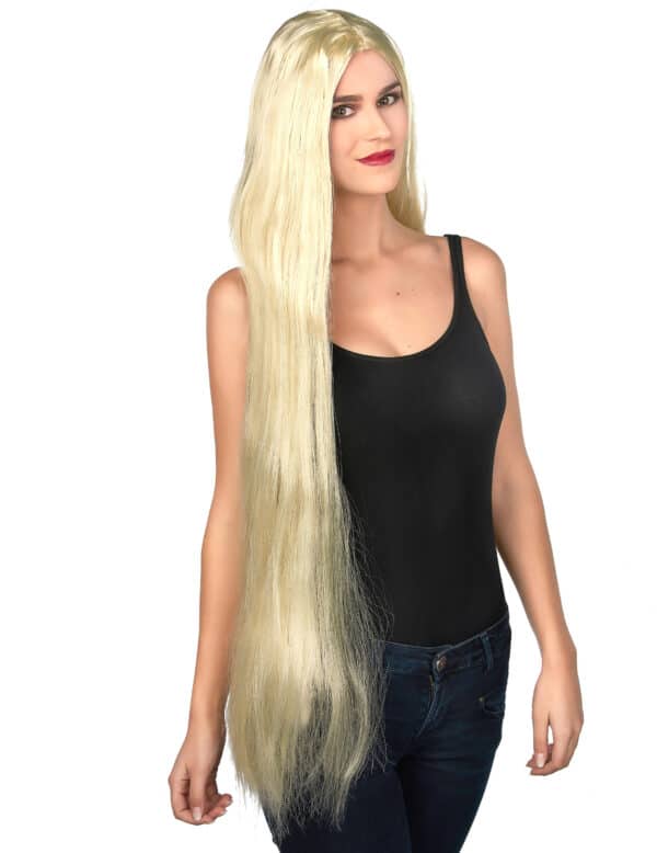 Extralange Damen-Perücke blond