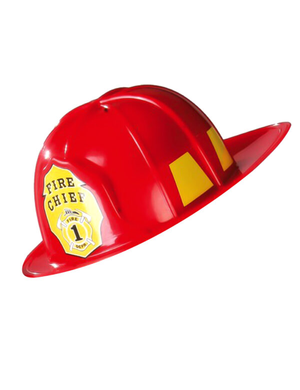 Fire Chief Feuerwehrhelm rot-grau-gelb