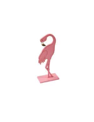 Flamingo-Figur Flamingo-Tischdeko pink 15 cm