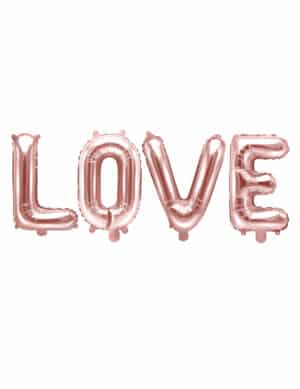 Folienballon Buchstaben LOVE rose-gold 140 x 35 cm