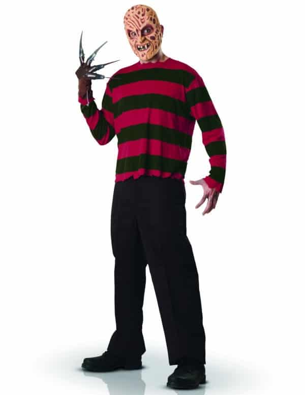 Freddy Krueger Halloweenkostüm Horrorfilm Lizenzware rot-grün