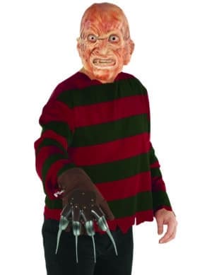 Freddy Krüger Nightmare on Elm Street Halloween-Kostüm rot-schwarz