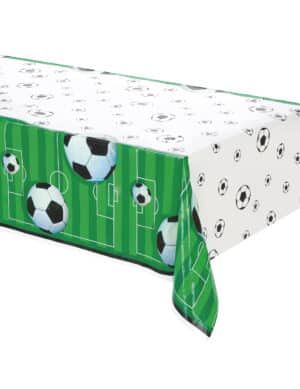 Fussball-Tischdecke grün-weiss-schwarz 137