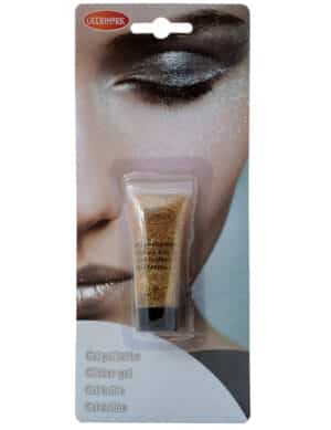 Glitzer Make-Up Gel Schminke gold 14ml