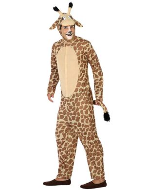 Giraffe Kostüm Jumpsuit Tierkostüm braun-beige