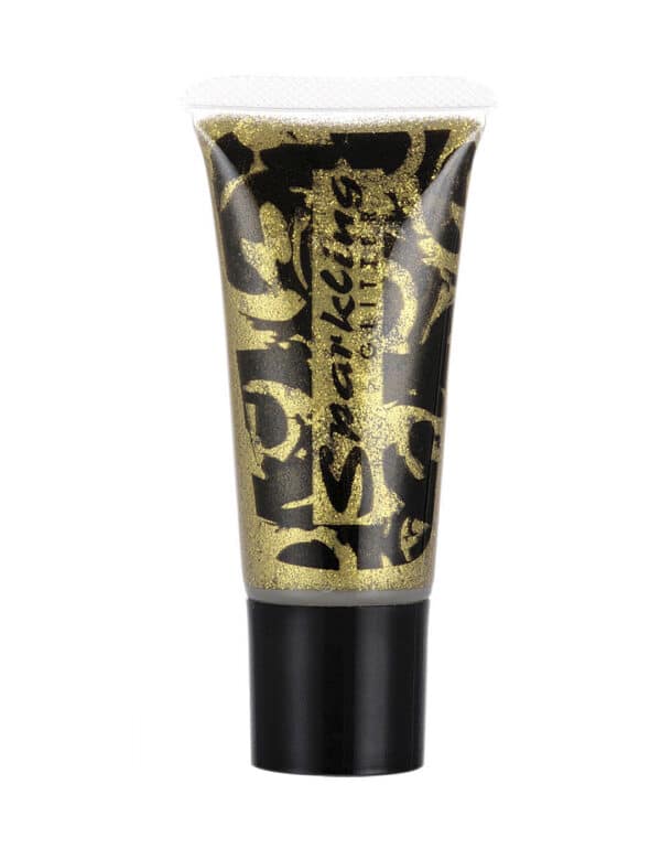 Glitzer-Gel Tube Make up gold 25 ml