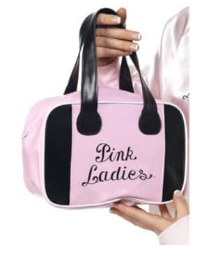 Grease-Handtasche Pink Lady Accessoire rosa-schwarz