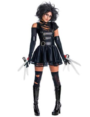 Halloween Scheren Kostüm für Damen schwarz