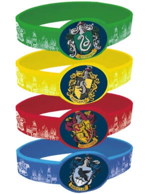 Harry Potter Armbänder Lizenzware 4 Stück bunt