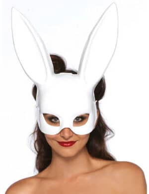 Hase Halbmaske Häschen weiss