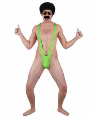 Herren-Mankini neongrün