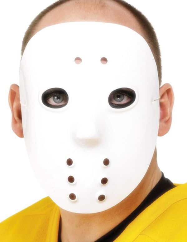 Hockey-Maske Halloween-Maske weiss