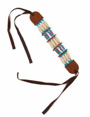 Indianer Armband braun-bunt