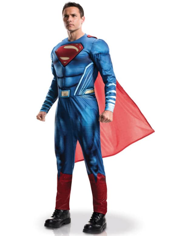 Justice League Superman Herrenkostüm Lizenzware blau-rot