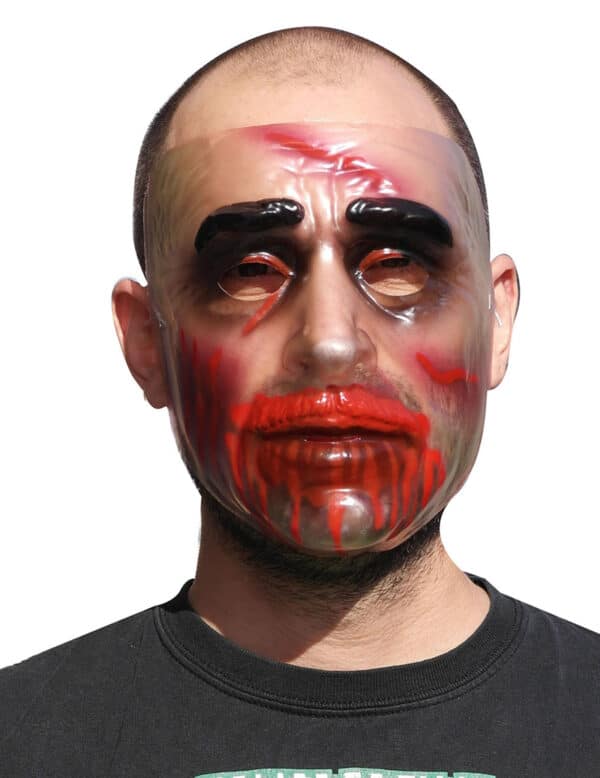 Kannibale Halloween-Maske transparent