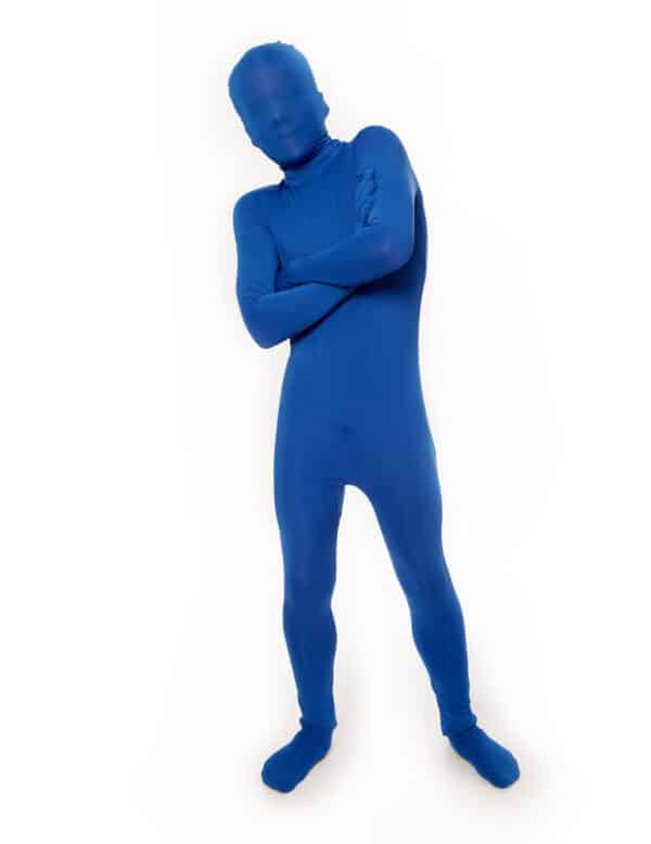 Kinder Morphsuit Ganzkörperanzug blau