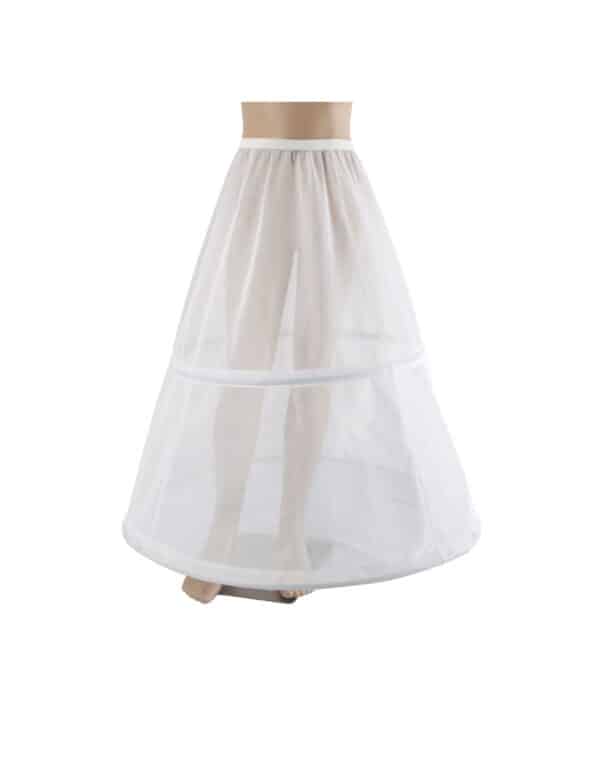 Kinder-Petticoat Kostüm-Accessoire weiss 67 cm