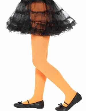 Kinderstrumpfhose Accessoire für Halloween orange