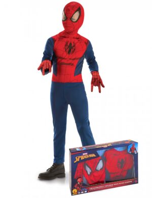 Klassischer Spider Man Kinder-Lizenzkostüm blau-rot-schwarz