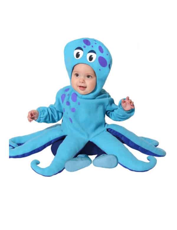 Kleiner blauer Oktopus Kostüm für Babies