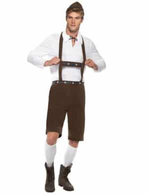 Kostüm Bayrische Tracht für Herren braun