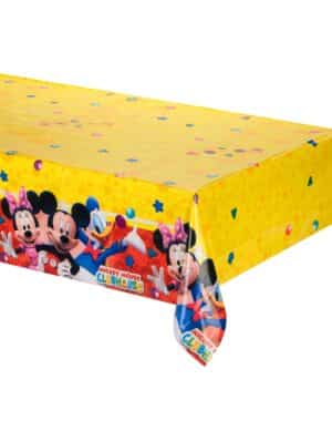 Kunststofftischdecke Mickey Mouse gelb-bunt 120x180cm