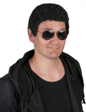 Kurze Afro Perücke schwarz