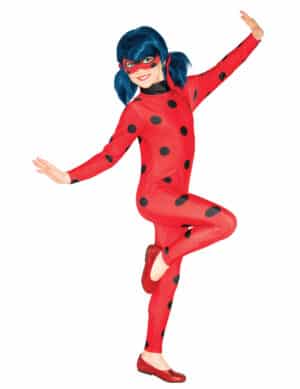 Ladybug Miraculous Lizenzkostüm für Mädchen rot-schwarz